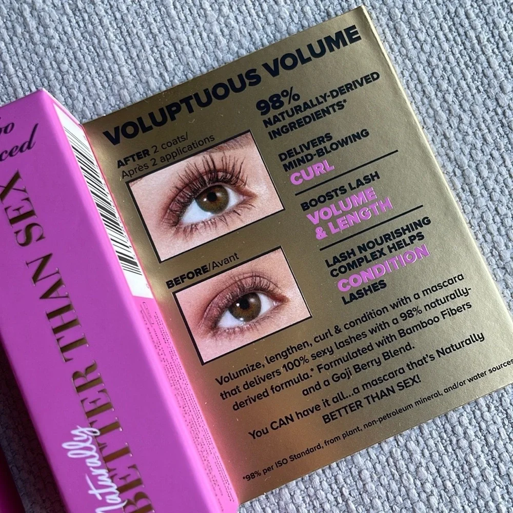 Too faced NATURALLY better than sex mascara travel sized